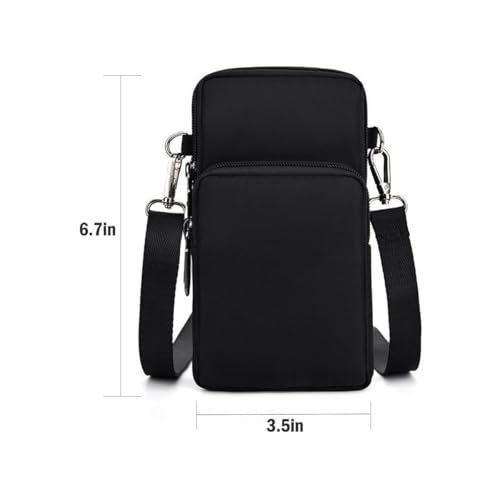 Crossbody Bags for Women - Mini Phone Purses with Crossbody Strap and Wallet - Nylon Arm Bag for Women and Men4