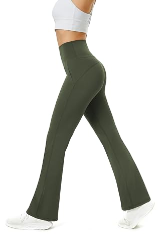 TOPYOGAS Women's Casual Yoga Pants with Pockets Tummy Control High Waist Leggings Workout Pants with Pockets2