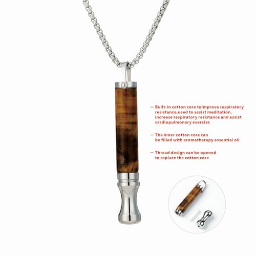 Ahgmeside Breathe Free Necklace for Anxiety & Stress Relief, Classic Breathing Tool for Meditation, Mindfulness, and Relaxation – Portable Calm Necklace for Adults, Wellness Gift - Image 6