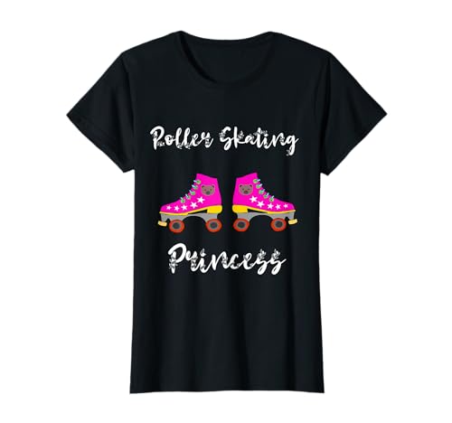 Patinete Princess Skating Princess Skater Roller Skating Camiseta