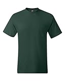 Hanes Short Sleeve Beefy Pocket T-Shirt - 5190, Deep Forest, XX-Large