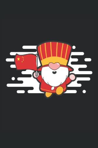 China Gnome Notebook: Medium - Ruled Gnome Journal with 100 pages, 6 x9