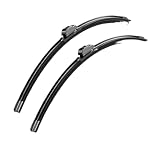 Escobillas limpiaparabrisas coche Para Toyota Para Corolla E110 E120 E130 E140 E150 Verso 1997-2023 Escobillas Limpiaparabrisas Delanteras 2 Piezas Accesorios Parabrisas Y Ventanas(Negro)