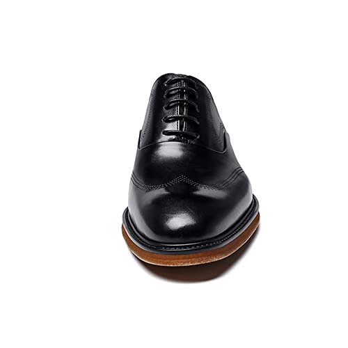 Mens Dress Shoes Retro Business Casual Oxfords Dress Wedding Party Shoes For Men,Black,6.5 #TOP1
