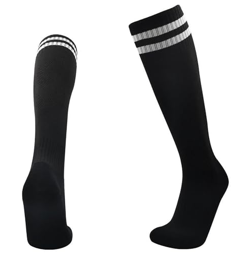6 Pairs Kids Soccer Socks Stretchy Knee High Tube Football Athletic Team Socks for Boys Girls (4-12 Years Old)2