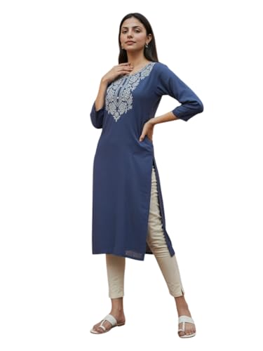 Kurta pour femme en viscose fini les vêtements inconfortables avec Rangita