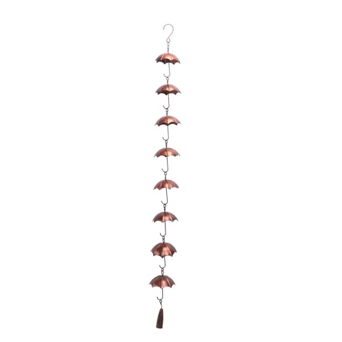 Chaîne de pluie décorative pour gouttières extérieur maison 100cm
