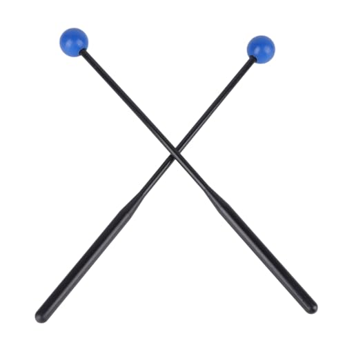 Baquetas Marimba, aderência confortável, baquetas de percussão, haste de plástico versátil, cabeça d