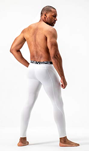 DEVOPS 2 or 3 Pack Men's Thermal Compression Pants, Athletic Leggings Base Layer Bottoms3