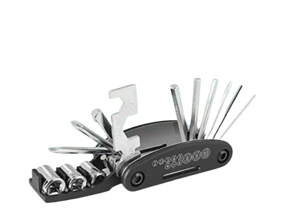 Portable Cycle Tool Kit | Multifunction Bicycle Repair Kit with Hex Wrenches, Screwdrivers & Tire Levers | Essential Bike Maintenance Tools for Road, Mountain & Hybrid Bikes-image-28