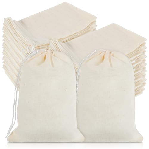 Sacs réutilisables en mousseline coton pochon cordon serrage