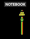  Jah Army Ras Tafari His Imperial Majesty Haile Selassie I / College Ruled Notebook 8.5x11 inch