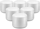 Sie erhalten sechs Leerdosen Gel-Dosen Cremedosen Tiegel leer 250 ml - 10 St.