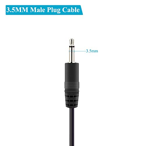 Fancasee US-CAB-19 2 Pack 6 Ft Replacement 3.5Mm Male Plug To Bare Wire Open End Ts 2 Pole Mono 1/8 Inch 3.5Mm Plug Jack Connector Audio Cable Repair thumb #2