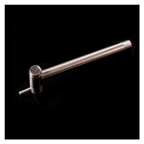 Grifo de lavadora de acero inoxidable 304 extra largo cepillado mono agua 8