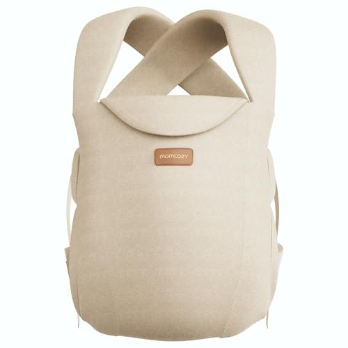Momcozy WeeSnug Baby Carrier - Cozy Comfort for Newborns 7-25 lbs, Ergonomic Cross-Back Support, Effortless to Put On, Hands-Free Infant Carrier with...