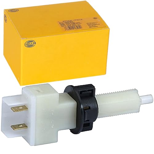 HELLA 6DD 008 622-621 Interruptor luces freno - 12V - 2polos - atornillado - Contacto ruptor - eléctrico - Color de carcasa: blanco
