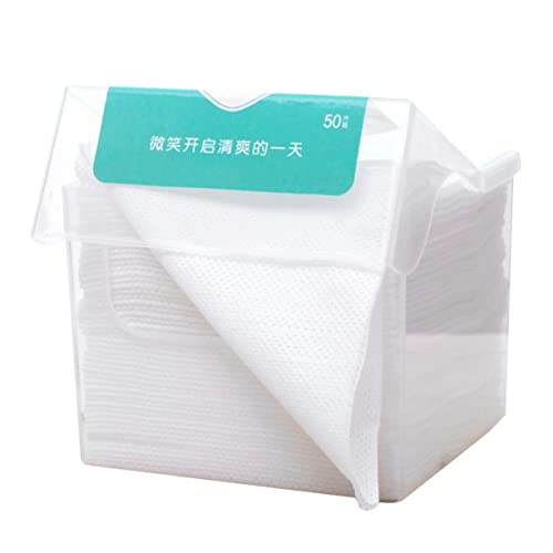 PLAFOPE 使い捨てコットンフェイスタオル 1セット50枚入り 20x20cm ウェットドライタオル メイク落とし用 吸水性抜群 旅行やアウトドアに