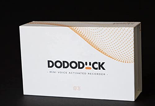 2023 Dododuck Professional Q37 Mini Voice Activated Recorder For Car, Lectures, Meetings, One Of The Smallest Recorders, 30 Day Standby Recording, Aluminum Alloy Casing, Hd Noise Reduction (32 Gb) #TOP1