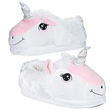 Medida interior planta 20 cm. Zapatillas Pantuflas de Estar por casa diseño Unicornio. Talla única para niña.