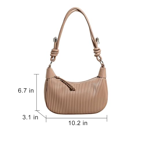Bolso Hobo para Mujer de Cuero Vegano estilo Retro miniatura 5