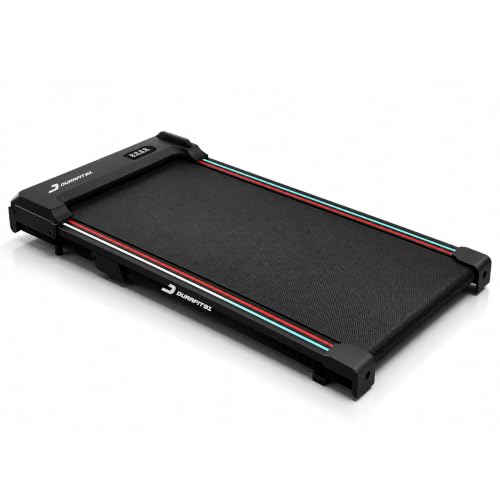 Image of Durafit91 Wiggl Vibration Walkpad for Home | 3HP Peak Motorised Walking Pad| 10 km /h Speed | 120 kg Capacity| Walking, Jogging & 4 Level of Vibration Massage | LED Display | Remote Control | Black