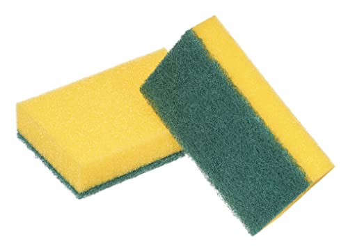 Scotch-Brite Heavy Duty Classic Flat Laminate Scrub Sponge 8 units (4+4 Free)/pack | Kitchen sponge | Dish sponge | Scrub | General Cleaning | Food Safe | Non-Rusting | Kitchen Garage Outdoor