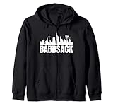 Dieses Babbsack Motiv ist für jeden der Bundesland Hessen und den Hessentag liebt. Das hübsche Design zeigt einen lustigen Sprichwort: Babbsack. Mit der Frankfurter Skyline. Perfekter Print für Freunde und Familie