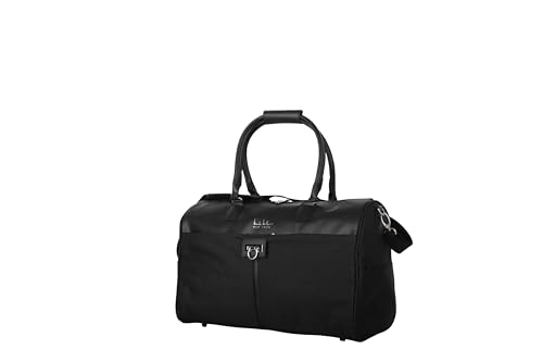 Nicole Miller Luggage Paige Collection - 4 Piece Softside Lightweight Expandable Spinner Suitcases- Set includes 17 Inch Tote Bag, 20 Inch Carry On, 24 Inch & 28 Inch Suitcases3