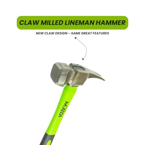 MADI Claw Milled Lineman Hammer