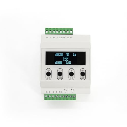 Load Cell Sensor Amplifier Weighing Transmitter with Multiple Protections Weight Sensor Output RS-485 4-20mA 0-5V 0-10V Modifiable Display Unit English Interface Easy to Operate Detailed Description