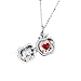 Psdndeww Trendy Fruit Locket Necklace Adjustable Length Alloy Texture Fashion Neck Jewelry Suitable for Comfortable Wear Openabl