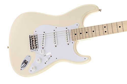 Fender Eric Clapton Stratocaster Electric Guitar, Maple Fingerboard - Olympic White #TOP3
