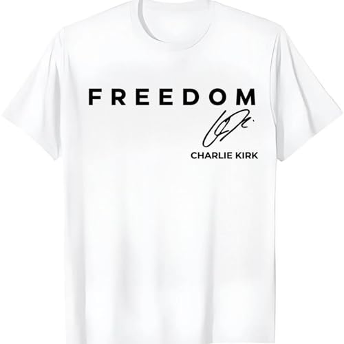 Charlie Kirk Memorial T-Shirt US Patriotism Human Rights Activist Shirt Pray for Charlie Kirk Tee Gift2