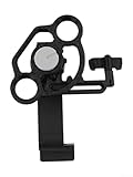 Drivstraw Mini Racing Lenkrad für - Kompaktes 10 x 6,5 x 5,7 cm für PLA Gaming Controller Zubehör mit ergonomischem schwarzem Griff, kompatibel mit 5