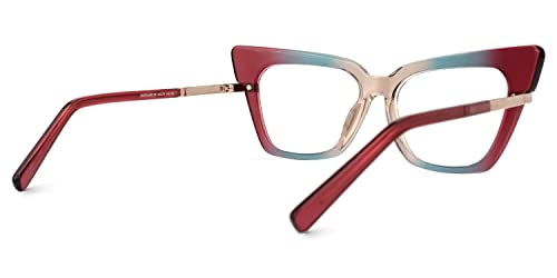 Image of VOOGLAM Cat Eye Blue Light Blocking Glasses for Women Anti UV Eyestrain Eyewear Mariana