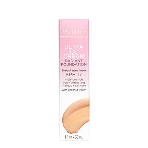 Pacifica Ultra Cc Cream Radiant Foundation Spf 17 - Natural-Medium Women 1 Oz #TOP2