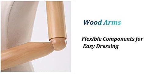 女性用仕立て屋用ダミーマネキントルソーマネキンスタンド、女性用マネキン女性用ドレスフォーム、金属製三脚ベース付きマネキントルソーボデ