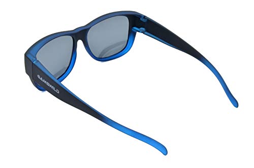 Gamswild WS6022 Sonnenbrille für Brillenträger in Schwarz, Blau und Bordeaux