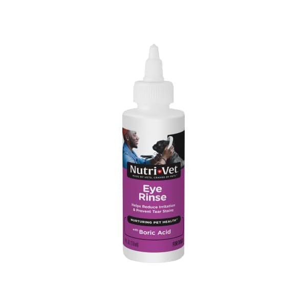 Nutri-Vet Eye Rinse Liquid for Dogs, 4-Ounce Nutri-Vet Eye Rinse Liquid for Dogs, 4-Ounce