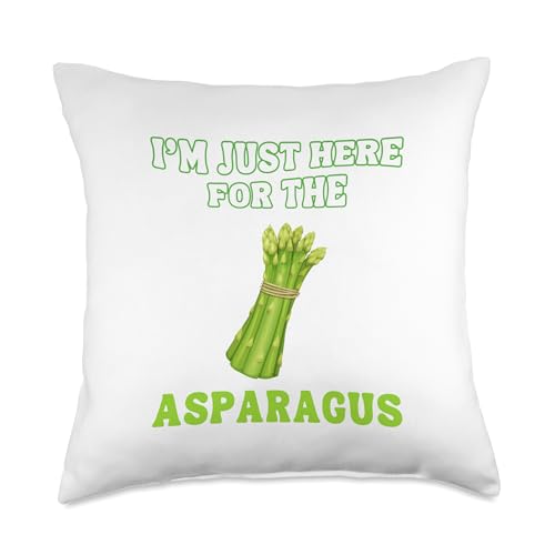 I'm just here for the Asparagus Green Asparagus Lover Throw