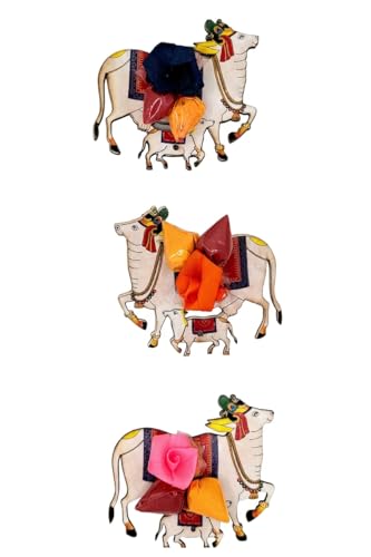 Return Gifts for Pooja - Haldi Kumkum Packets with Cow Figurine - Qty 30 - Pasupu Kumkum Return Gifts - Housewarming Gift Indian - Diwali Dussehra Ganesh Gift- Hindu Gifts for Women - image 7