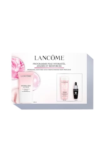 Lancôme Hydra Zen Starter Kit Hydrating and Soothing Skincare Routine Includes Gel Cream 30ml Génifique Ultimate Serum 10ml and Tonique Confort 50ml Gift Set