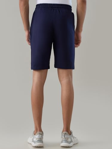 Image of Park Avenue Men Regular Fit Solid Pattern Pure Cotton Flat Front Loungewear Shorts