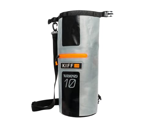 Sac étanche 10L Tuzi Gazi noir et gris pour sport aquatique