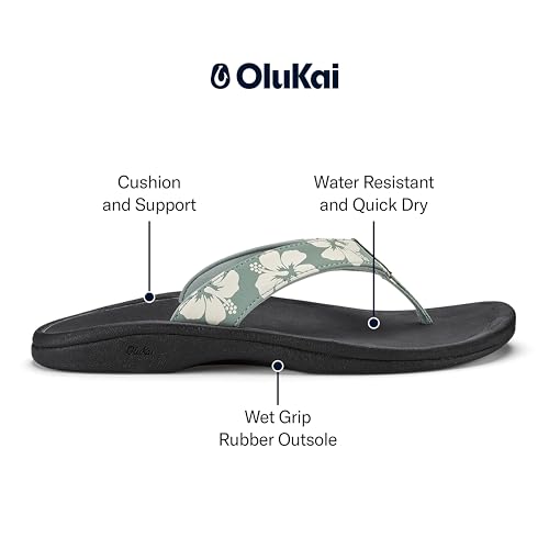 Image of OluKai Ohana Women's Sandals, Water Resistant Flip Flops with Arch Support