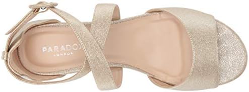 Paradox London Pink Women's Jagger Wedge Sandal, Champagne, 7 | Image 4