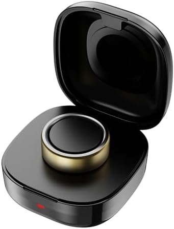 Compatible with Oura Ring Gen 4 Charger,Not for Oura Ring Gen 3, Portable Travel Charging Box for Smart Accessories (Black, Size 9)