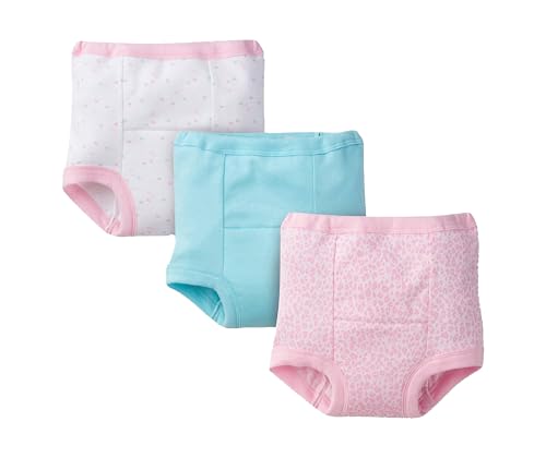 Gerber Little Girls' 3-Pack Training Pant - Hearts2