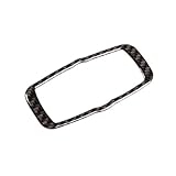 Piezas de automóvil Fibra de carbono Coche Interior Faro Interruptor Marco Cubierta Pegatinas para BMW 5 Series E60 E61 2004-2010